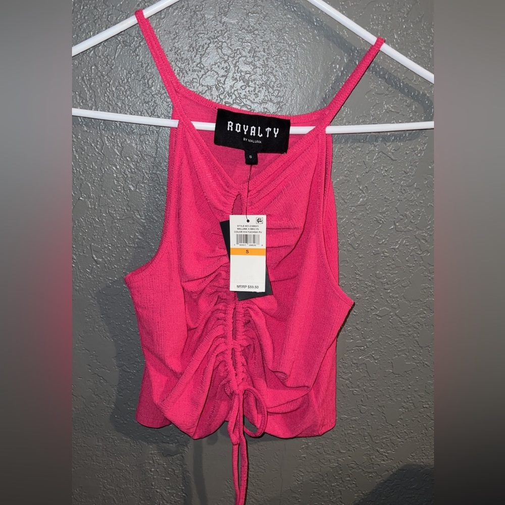 Royalty by Maluma - maluma x macys fuchsia tank / cami small